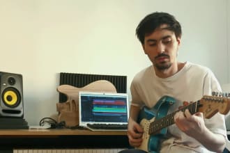 record guitar tracks for your funk or pop music