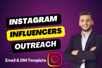 find best instagram influencer outreach research list for marketing campaign