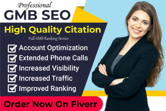 do google my business profile optimization for local SEO gmb ranking