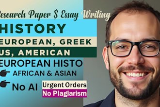 write roman history, greek, european, US, and american history
