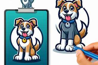make best dog mascot and pet mascot logo for you company