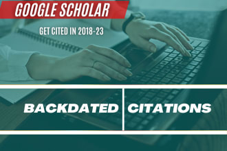 provide you backdated google scholar citations