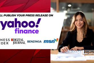 publish your press release on yahoo finance