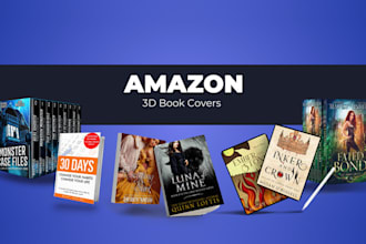 create amazing 3d kdp book cover mockups in different styles
