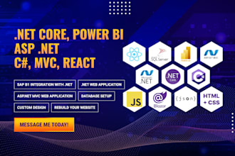 do asp dot net core react angular c sharp  website