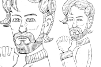 draw a pencil portrait in anime style
