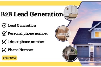 do b2b lead generation email, personal direct mobile phone number by any filter