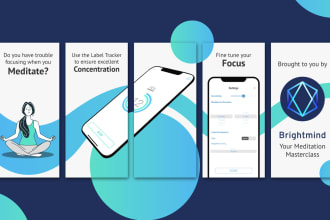 design professional app screenshots for app store and play store