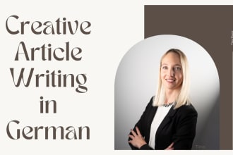 create compelling blog posts in german language