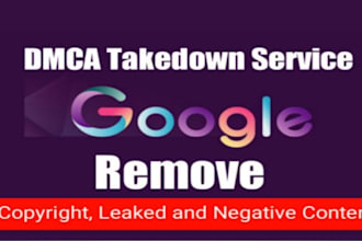 remove infringing,defaming content google search under dmca