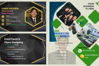 design business cards, stationary, event cards in just 1hour