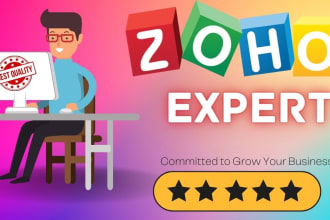 setup zoho CRM automation, workflow rules and blueprints