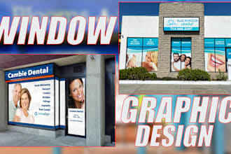 create eye catching shop front or storefront window graphics vinyl stickers