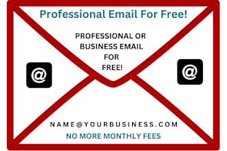 create professional email or domain email