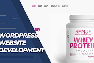 create wordpress woocommerce website