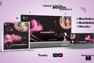 design backdrop, trade show booth, exhibition ,kiosk design