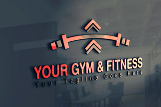 give best quality logo about gym fitness sports health wellness spa and warrior