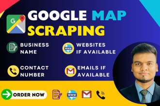 scrape google map scraping, lead generation, b2b lead, data scraping