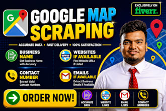scrape google map scraping, competitor business data scraping
