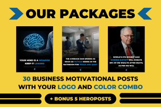design motivational posts for instagram theme pages