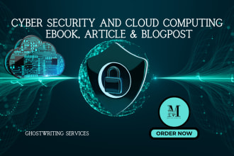 write, research your cybersecurity ebooks, articles, and create course content