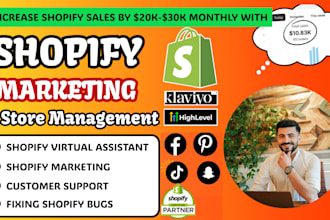 be your shopify virtual assistant, shopify store manager