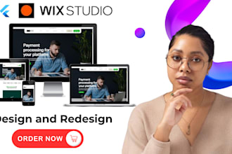 design your wix studio website, redesign wix studio website, design wix studio