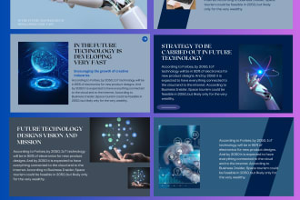 design educational and academic power point and canva presentations