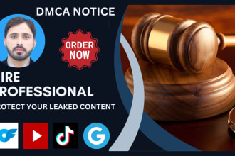 provide expert dmca takedown service for google content