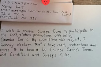 handwriting sweepstakes cards, letters, envelopes for you