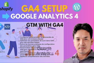setup facebook pixel, server side, google analytics4, g ads with gtm