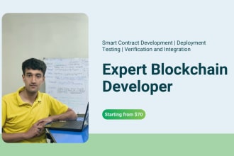 do smart contracts development integration web3 dapp on ethereum blockchain