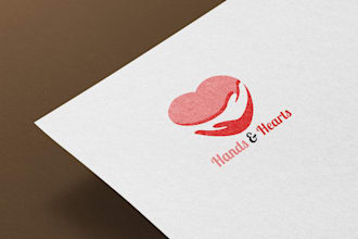 do trendy logo about foundation, charity, nonprofit, community, or ministries