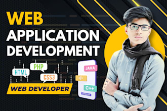 do web front end development as front end web developer with HTML CSS javascript