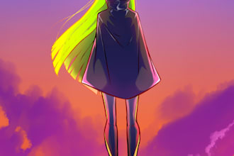 draw anime characters in different artstyle
