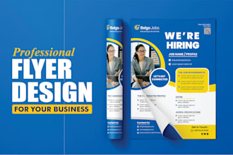 design a clean and simple printable flyer or one pager