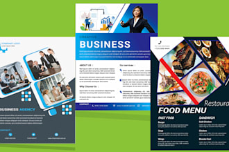 design professional, digital, event flyer design and brochure