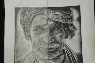 do pencil portraits sketches couple drawings and landscapes