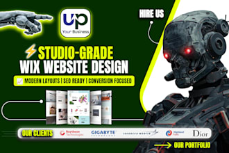 design or redesign your wix website and lift your business