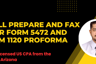 prepare and fax your form 5472 and form 1120 proforma
