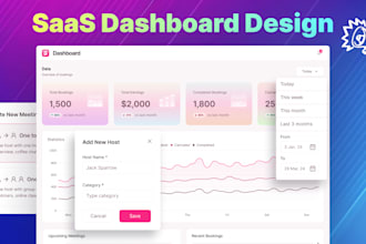 design saas dashboard, admin panel, CRM UI, saas UI, web app in figma