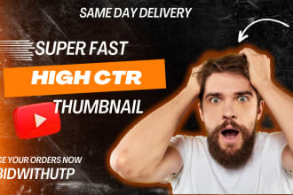 create best youtube thumbnails design and creative thumbnail design