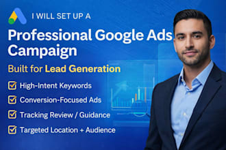 set up a high converting google ads search campaign