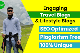 write captivating and unique SEO travel blogs or articles