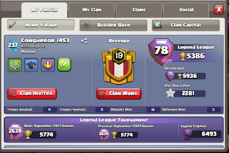 do legends coaching on zoom for clash of clans