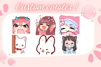 create a custom emotes or sub badges