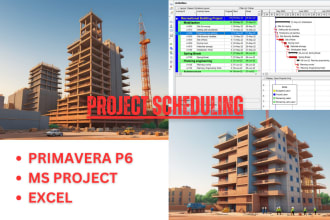 make project schedule on primavera, ms project or excel