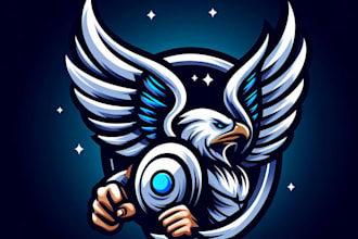 design high quality wing mascot logo