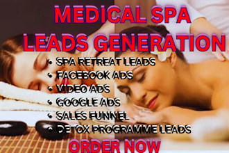 wellness retreats leads spa retreats leads medical spa leads facebook video ads