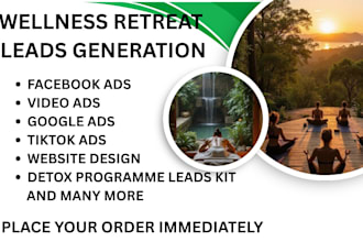 wellness retreats leads spa retreats leads medical spa leads facebook video ads